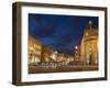 Wisconsin Avenue at Dusk, Georgetown, Washington D.C., USA-Merrill Images-Framed Photographic Print