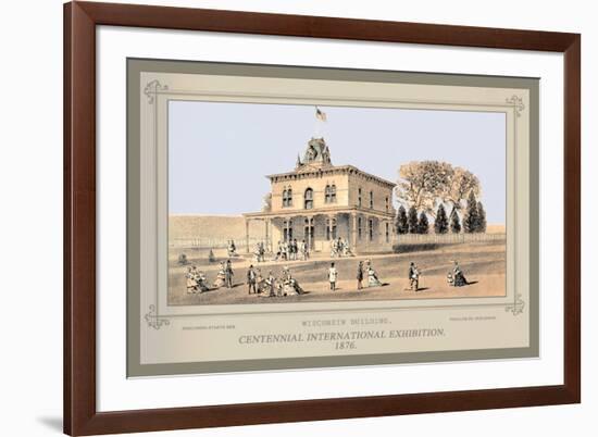 Wisconsin Building, Centennial International Exhibition, 1876-Thompson Westcott-Framed Art Print