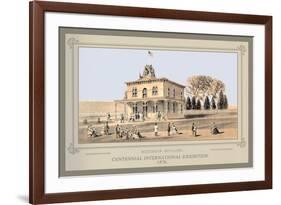 Wisconsin Building, Centennial International Exhibition, 1876-Thompson Westcott-Framed Art Print