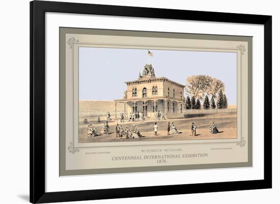 Wisconsin Building, Centennial International Exhibition, 1876-Thompson Westcott-Framed Art Print