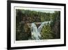 Wisconsin - Copper Falls Near Mellen Scene-Lantern Press-Framed Art Print