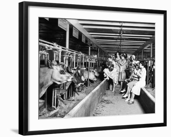 Wisconsin: Dairy Farm-null-Framed Giclee Print