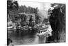 Wisconsin Dells, Wisconsin - High Rock from Romance Cliff, Steamer-Lantern Press-Stretched Canvas