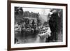 Wisconsin Dells, Wisconsin - High Rock from Romance Cliff, Steamer-Lantern Press-Framed Art Print