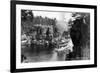 Wisconsin Dells, Wisconsin - High Rock from Romance Cliff, Steamer-Lantern Press-Framed Art Print