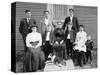 Wisconsin Farm Family Gathers for a Portrait, Ca. 1905-null-Stretched Canvas