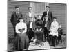 Wisconsin Farm Family Gathers for a Portrait, Ca. 1905-null-Mounted Photographic Print