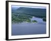 Wisconsin River Joining the Mississippi River, First Explored by Marquette and Joliet, 1673-null-Framed Photographic Print