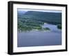 Wisconsin River Joining the Mississippi River, First Explored by Marquette and Joliet, 1673-null-Framed Photographic Print