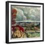 "Wisconsin River Valley,"October 1, 1946-J. Steuart Curry-Framed Giclee Print