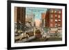 Wisconsin Street, Milwaukee, Wisconsin-null-Framed Premium Giclee Print