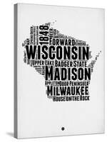 Wisconsin Word Cloud 2-NaxArt-Stretched Canvas