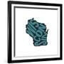 Wisconsin-Art Licensing Studio-Framed Giclee Print