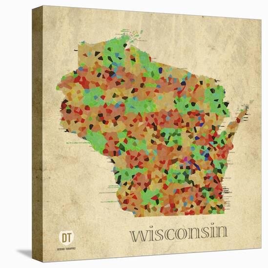 Wisconsin-David Bowman-Stretched Canvas