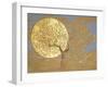 Wisdom, 2015 oil and gold leaf on panel-Angus Hampel-Framed Giclee Print