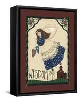 Wisdom Angel-Debbie McMaster-Framed Stretched Canvas