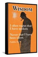 Wisdom-null-Framed Stretched Canvas