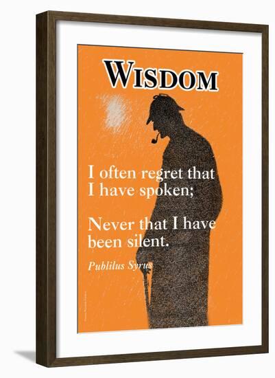 Wisdom-null-Framed Art Print