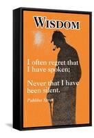 Wisdom-null-Framed Stretched Canvas