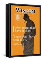 Wisdom-null-Framed Stretched Canvas