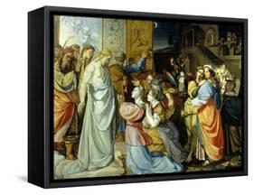 Wise and Foolish Virgins, 1813-1816-Peter Von Cornelius-Framed Stretched Canvas