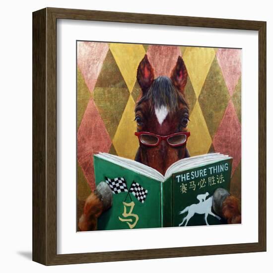 Wise Bet-Lucia Heffernan-Framed Art Print