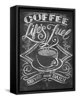 Wise Coffee 3-Dorothea Taylor-Framed Stretched Canvas