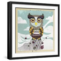 Wise Owl-Anna Polanski-Framed Art Print