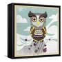 Wise Owl-Anna Polanski-Framed Stretched Canvas