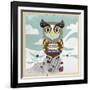 Wise Owl-Anna Polanski-Framed Art Print