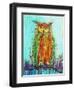 Wise Owl-Karrie Evenson-Framed Art Print