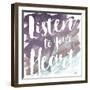 Wise Thoughts V-Elizabeth Medley-Framed Art Print