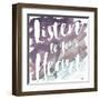 Wise Thoughts V-Elizabeth Medley-Framed Art Print