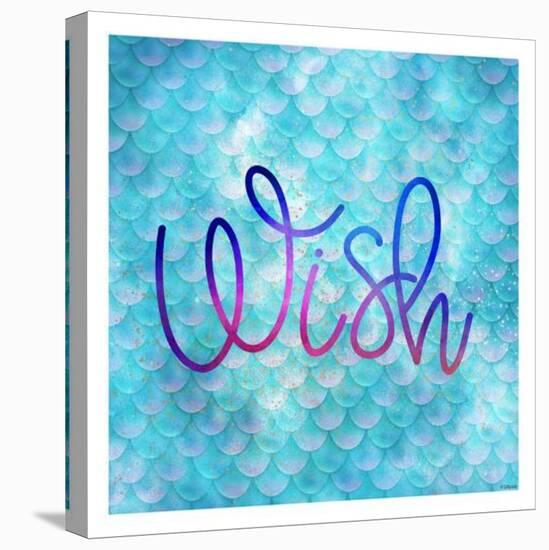 Wish Mermaid-Gigi Louise-Stretched Canvas