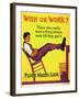 Wish or work?-null-Framed Giclee Print