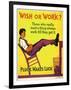 Wish or work?-null-Framed Giclee Print