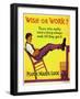 Wish or work?-null-Framed Giclee Print