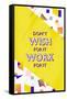 Wish Work-null-Framed Stretched Canvas