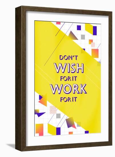 Wish Work-null-Framed Premium Giclee Print