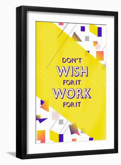 Wish Work-null-Framed Premium Giclee Print