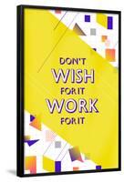 Wish Work-null-Framed Poster