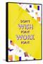 Wish Work-null-Framed Stretched Canvas