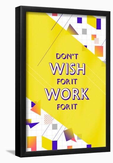 Wish Work-null-Framed Poster