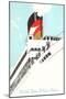 Wish You Were Here, Ocean Liner Graphics-null-Mounted Art Print