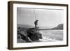 Wishham Fishing Platform-Edward S. Curtis-Framed Art Print