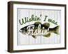 Wishin' I Was Fishin'-null-Framed Giclee Print