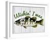 Wishin' I Was Fishin'-null-Framed Giclee Print