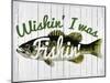 Wishin' I Was Fishin'-null-Mounted Giclee Print