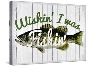 Wishin' I Was Fishin'-null-Stretched Canvas