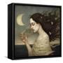 Wishing on the Moon-Sasha-Framed Stretched Canvas